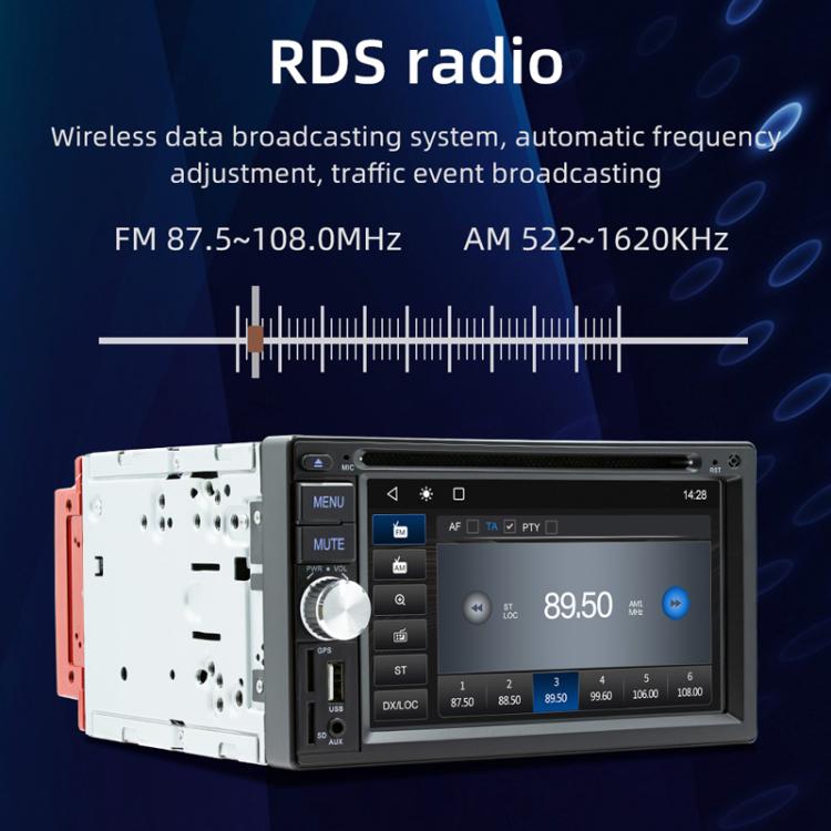 6.2 inch Bluetooth AUX Mobile Phone Interconnection USB Interface Car DVD 6.2 inch Bluetooth AUX Mobile Phone Interconnection USB Interface Car DVD
